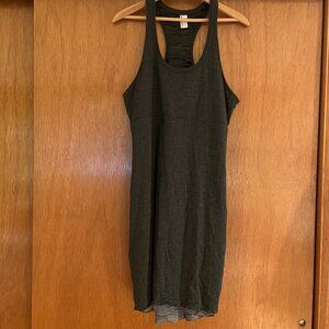 Gray Racerback Sport Dress, Nearly New, Size L